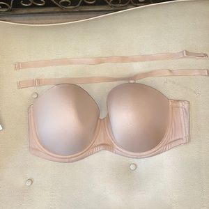 Wacoal Nude Padded Convertible Underwire Bra 36DDD Style 854119